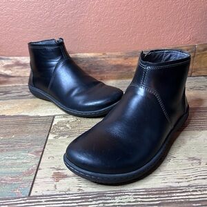 Birkenstock, Bennington black leather ankle boot. Size 37